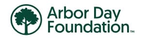 Arbor Day Foundation logo with tree symbol.
